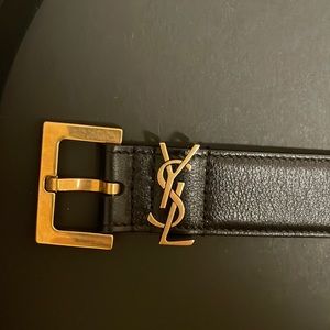YSL leather belt brand new